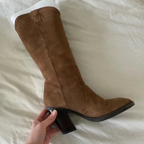 STUART WEITZMAN - CHESKA suede boots - Picture 11 of 12